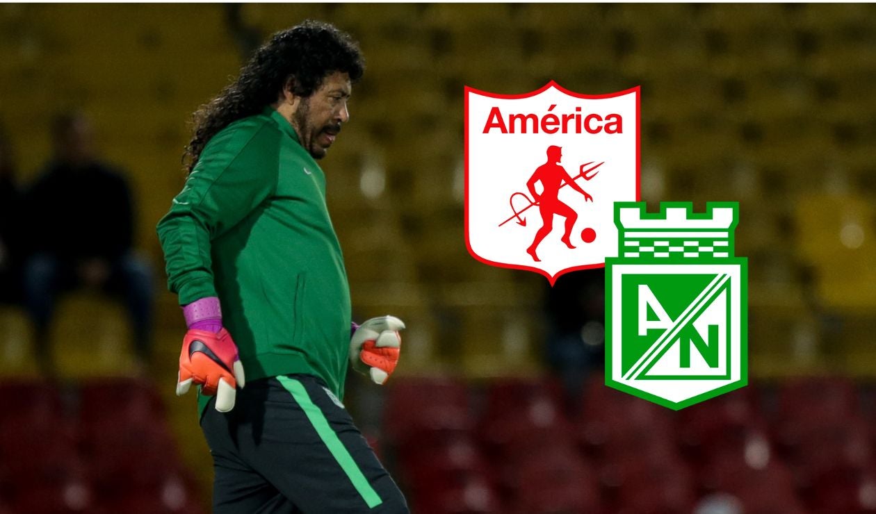 René Higuita calienta la final Nacional vs América