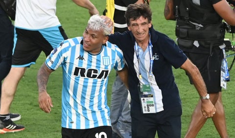 Roger Martínez y Gustavo Costas - Racing