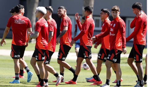 Jugadores de la Selección Chile