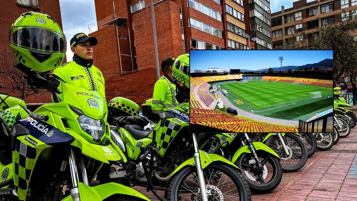 Policía de Bogotá anuncia fuertes dispositivos de seguridad para el partido Millonarios vs Nacional