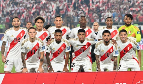 Jugadores de la Selección Perú