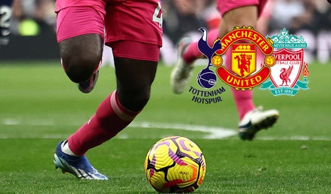 Escudos de Tottenham - Liverpool - Manchester United