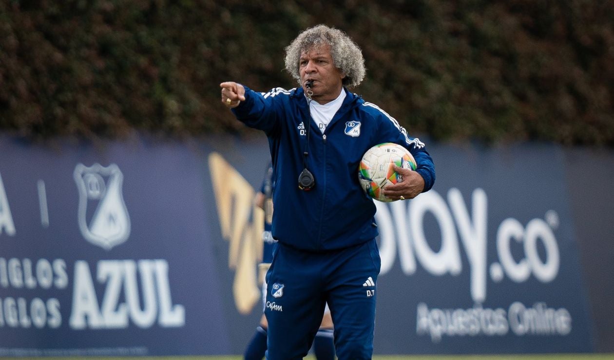 Alberto Gamero, entrenador de Millonarios
