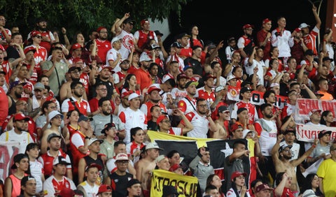 Hinchas de Independiente Santa Fe