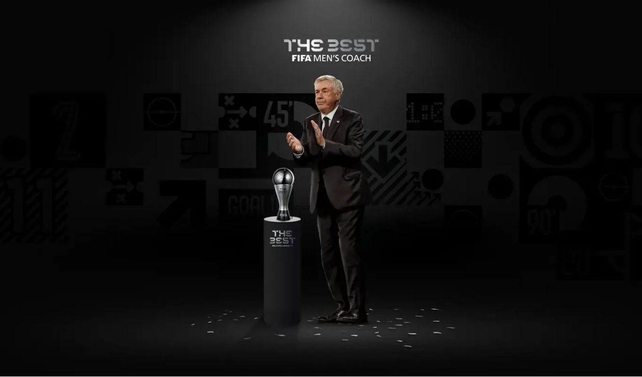 Carlo Ancelotti ganador de The Best