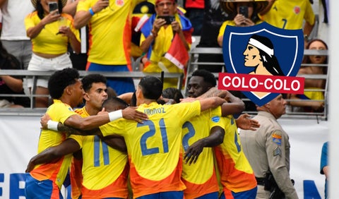 Selección Colombia y Colo Colo