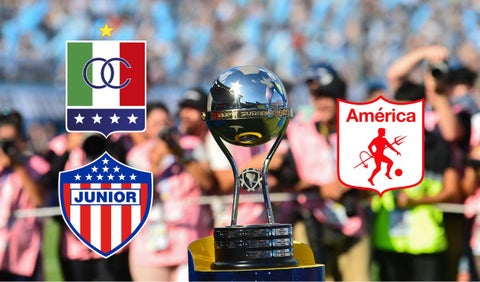Equipos colombianos en el sorteo de la Copa Sudamericana