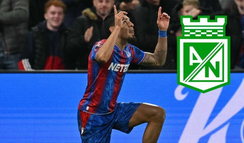 Daniel Muñoz y escudo de Nacional