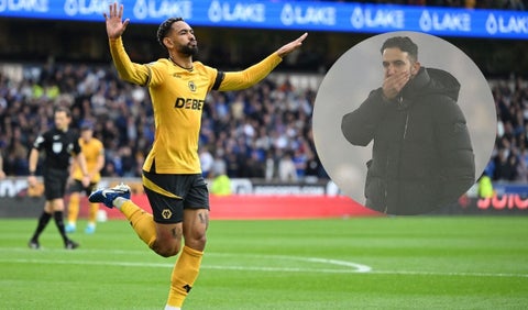 Gol olímpico de Wolves frente a Manchester United