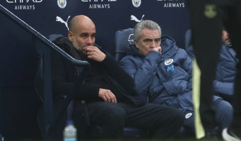 Pep Guardiola, técnico de Manchester City en la temporada 2024/2025