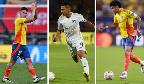 James- Falcao - Luis Díaz: futbolistas colombianos