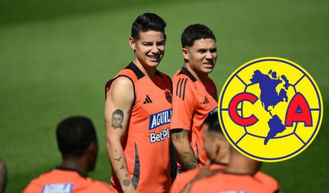 Club América se prepara para recibir a James Rodríguez