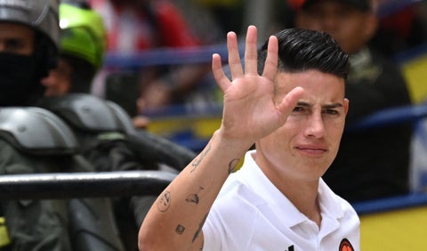 James Rodríguez con Colombia