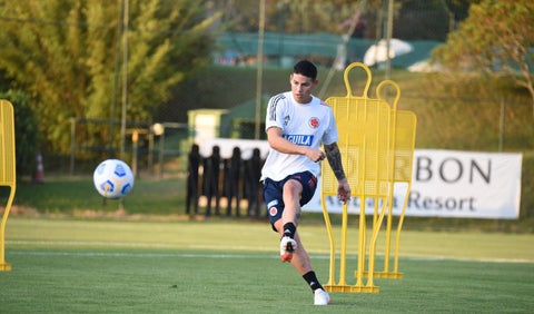 James Rodríguez con Colombia