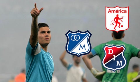 Juan Fernando Quintero, equipos de la Liga BetPlay