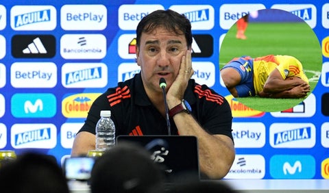 Yerry Mina sale lesionado con Cagliari