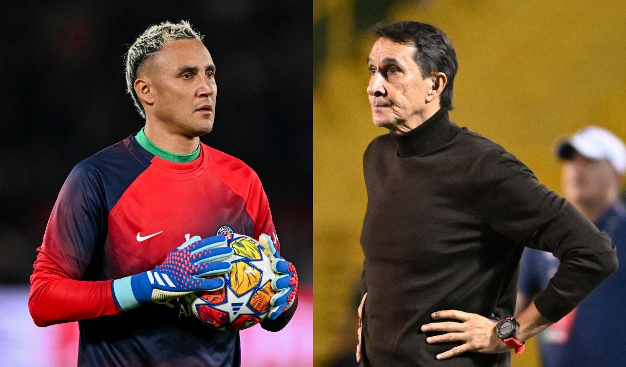 Keylor Navas y Alexandre Guimaraes