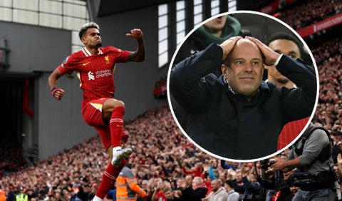 Luis Díaz y Arne Slot