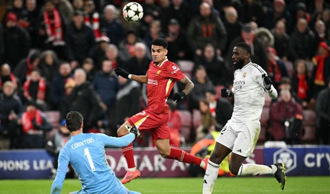 Luis Díaz, figura de Colombia en Liverpool