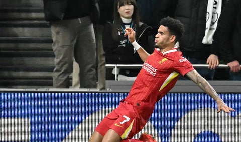 Luis Díaz marcó doblete frente a Tottenham