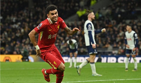 Luis Díaz con Liverpool