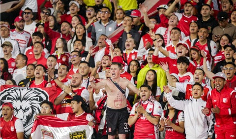 Hinchada de Independiente Santa Fe