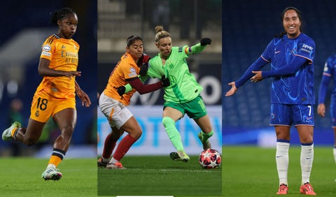 Futbolistas colombianas presentes como titulares en una nueva fecha de la Champions League