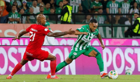 Nacional y América en la final de ida de la Copa BetPlay 2024