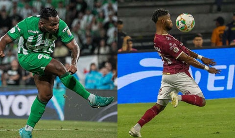 Jugadores Nacional vs Tolima