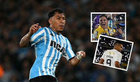 Roger Martínez, Falcao y Juan Fernando Quintero