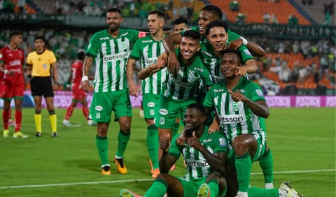 Jugadores de Atlético Nacional
