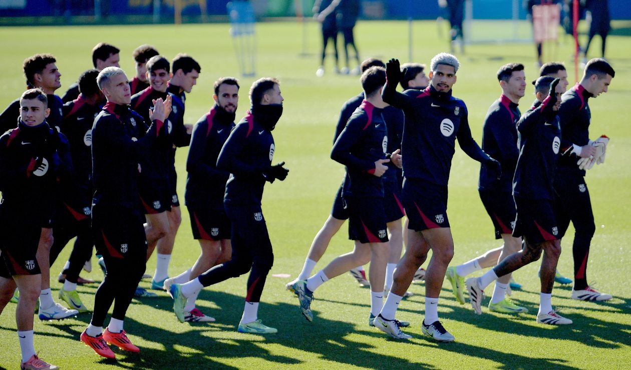 Entrenamiento del FC Barcelona