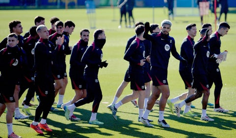 Entrenamiento del FC Barcelona