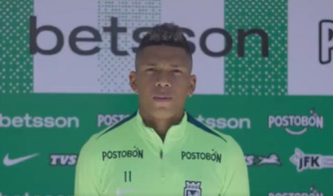 Primeras declaraciones de Billy Arce en Atlético Nacional
