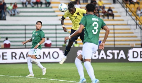 Bolivia y Ecuador se enfrentan por el Sudamericano Sub-20 del 2025