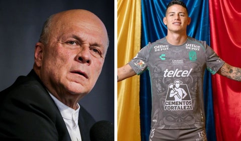 Carlos Antonio Vélez y James Rodríguez