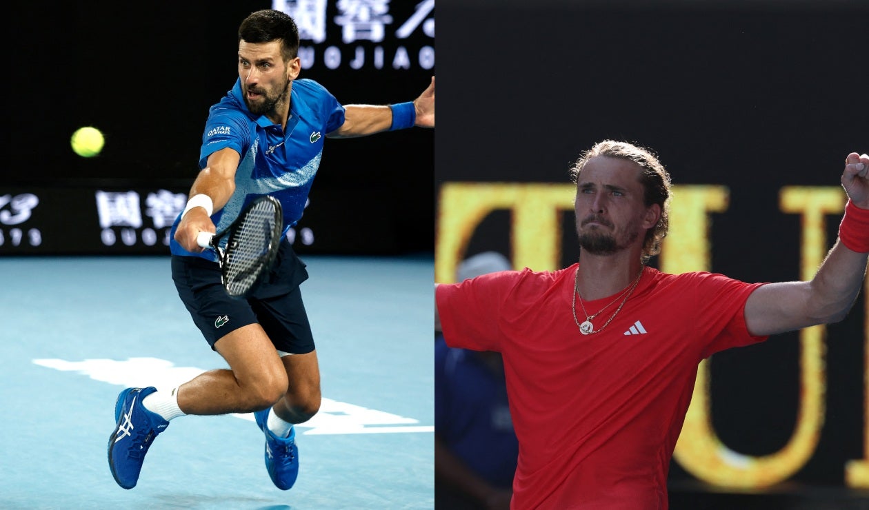 Novak Djokovic vs Alexander Zverev en la semifinal del Australian Open