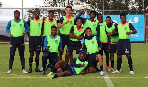 Ecuador Sub-20 en la concentración antes del Sudamericano de la categoría
