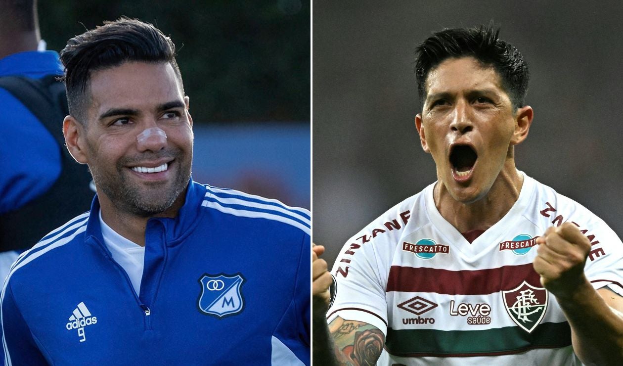 Radamel Falcao García y Germán Ezequiel Cano