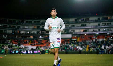 James Rodríguez en la previa del León vs Chivas por Liga MX