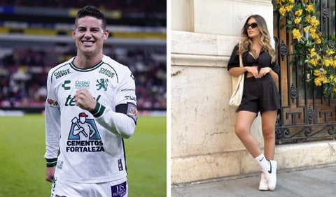 James Rodríguez y Luisa Duque, futbolista y modelo colombiana