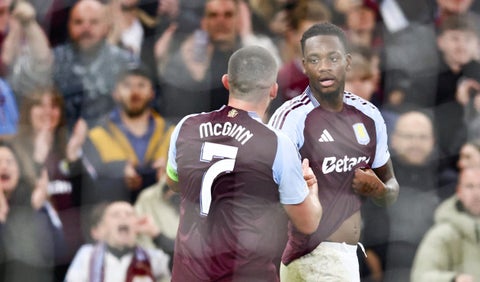 Jhon Jáder Durán con el Aston Villa