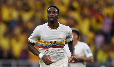 Jhon Jáder Durán con la Selección Colombia