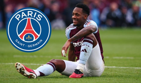 Jhon Durán y el escudo del PSG