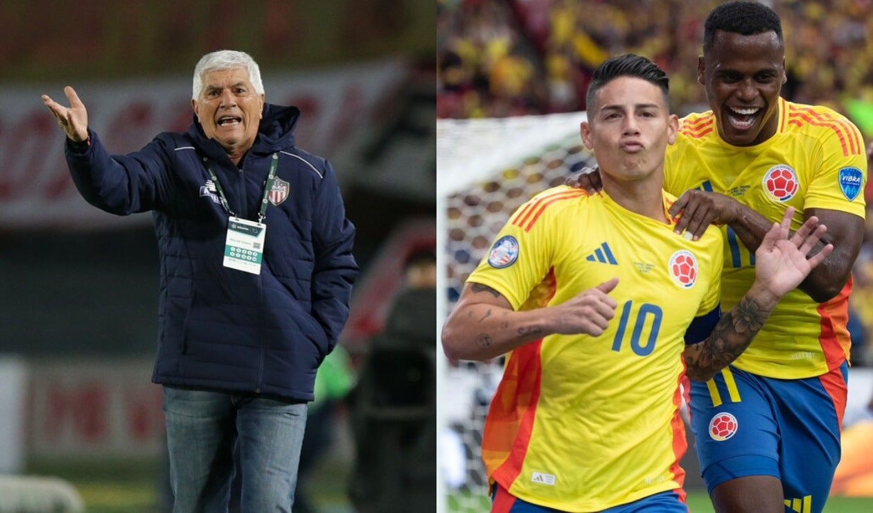 Julio Comesaña y James Rodríguez