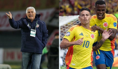 Julio Comesaña y James Rodríguez