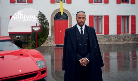 Primer día de Lewis Hamilton como piloto de Ferrari