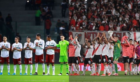 River Plate y México se enfrentan en un amistoso en el Monumental