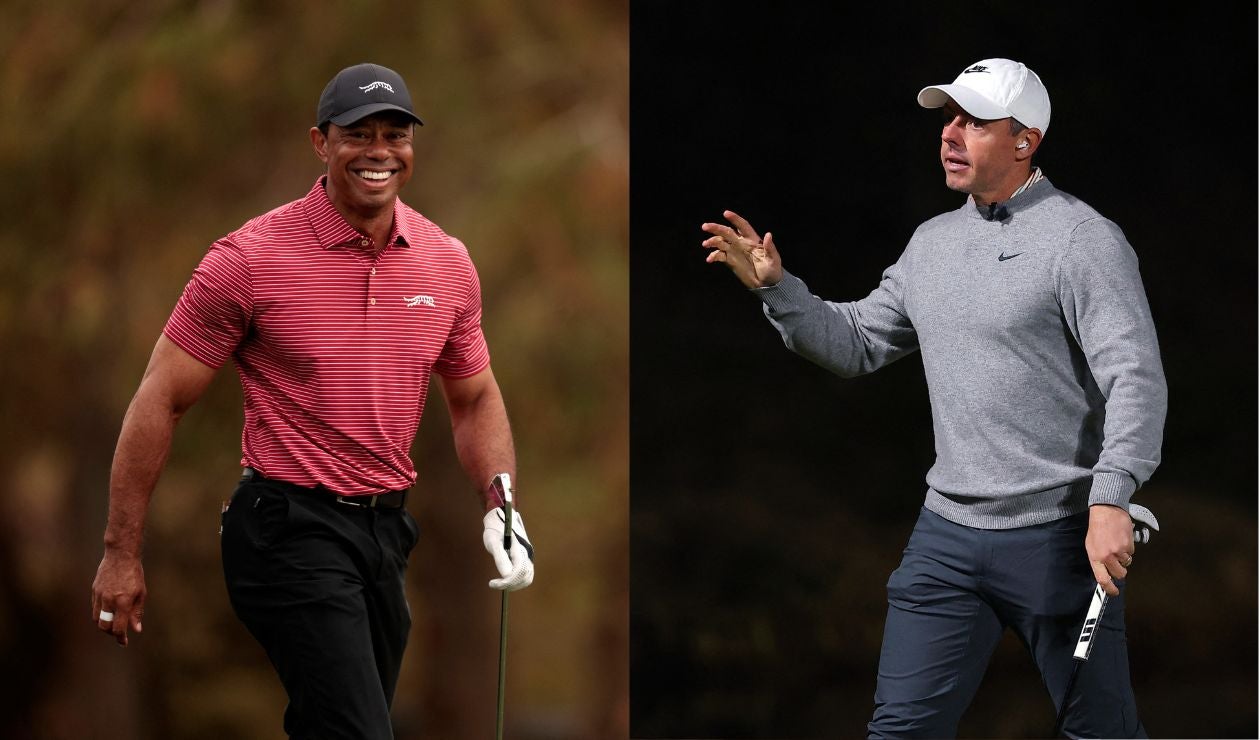 Tiger Woods y Rory McIlroy