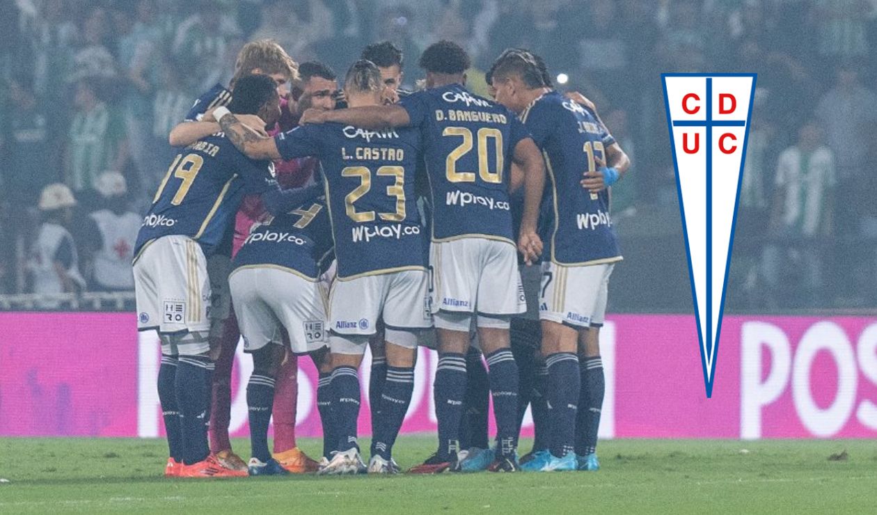 Jugadores de Millonarios y Universidad Católica